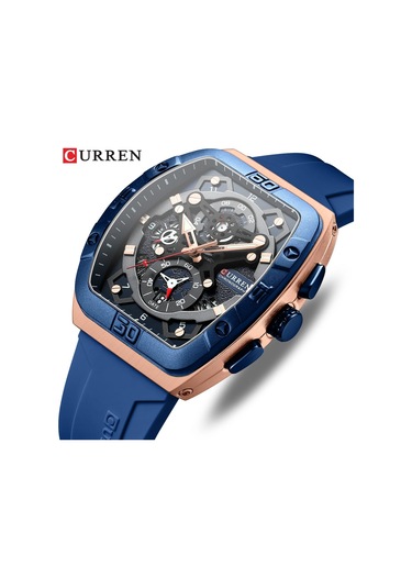 Curren 8443 Quartz Kol Saati-orjinal Kutusunda Lacivert Gold