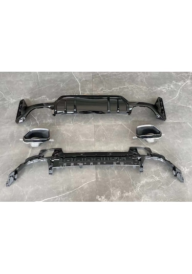 Bmw 3 Serisi G20 Lci Uyumlu M340i Difüzör + Egzoz Ucu Set 2022+