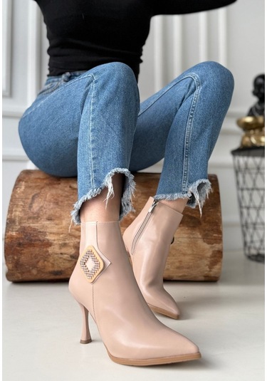 Moose Nude Cilt Topuklu Bot Diğer