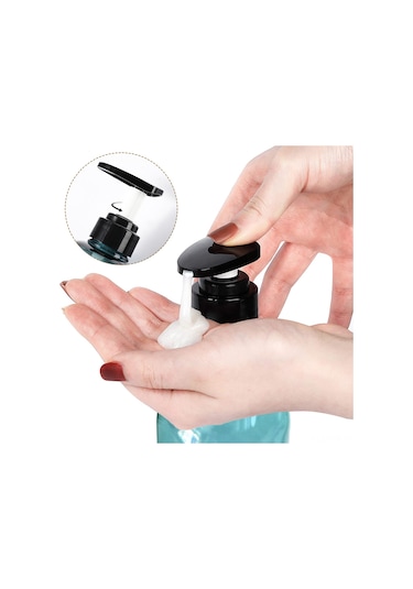 Geeksen Büyük Kapasiteli 300/500ml Şampuan Ve Losyon Dispenser Seti - Dayanıklı Ve Pratik Ev Kullanımı Mavi