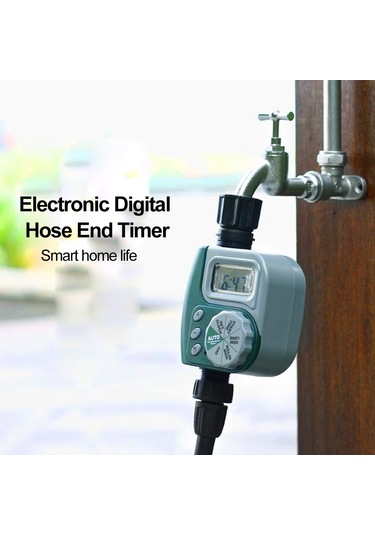 Geeksen Bahçe Sulama Zamanlayıcısı - Akıllı Su Tasarrufu Sağlayan, Avrupa Standartlarına Uygun, Dayanıklı Abs Malzeme