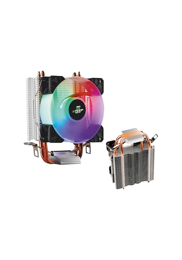 Steep Solid İntel Lga 775 Bakır Cpu Fan - Rbw Rainbow Masaüstü İşlemci Fanı