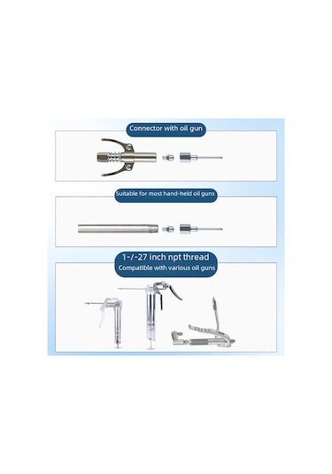 Geeksen Yüksek Basınçlı Manuel Yağ Enjeksiyonu İçin İğne Uçlu, Yağ Uçlu Ve Düz Uçlu Fırçalar İğne Tipi Fırça - Yağ Ucu İçerir