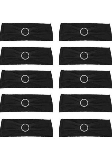 Willowhaven 10 Adet Şık Fiyonk Sandalye Kılıfı - Romantik Düğün Toplantı Otel Dekorasyonu İçin Esnek Spandeks DiğER