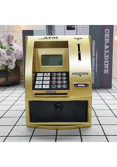 Monozone Şifreli Kumbara Atm Şekilli Eğitici Hesap Makinesi  Sesli
