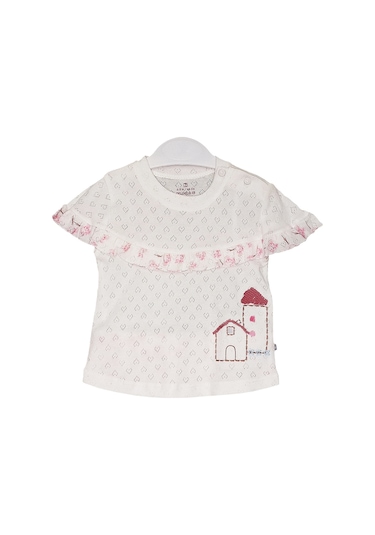 S-Mall Bibaby Naturel Şortlu Bebek Takımı - 2 Li - Ekru (491008320) Ekru