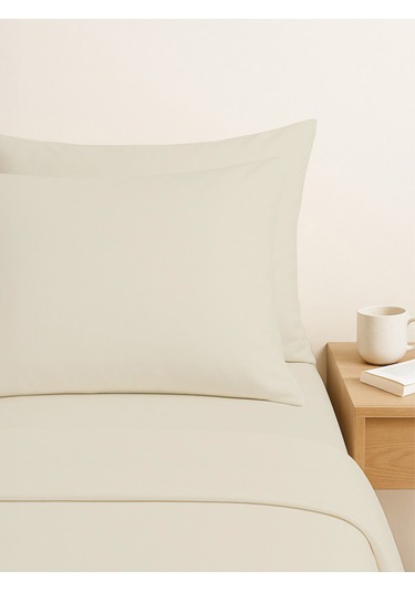 Purecomfort %100 Doğal Pamuk 2'li Yastık Kılıfı Seti Toz Pembe Taş