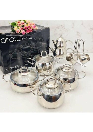 Arow Sultan Çeyiz Seti 15 Parça Dc1.Tr-3485