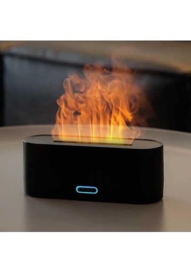 Ankatek Yedi Volkanik Usb Renkli Nemlendirici Masaüstü Difüzörü, Aromatik Esans 02 Xx - 1.0 Ahşap Yeşil