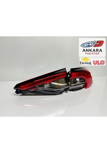 Toyota Corolla 2019-2025 Sedan Stop Lambası Sağ İç Ve Dış Takım  Farba-ulo-2 Stop Ledsiz -