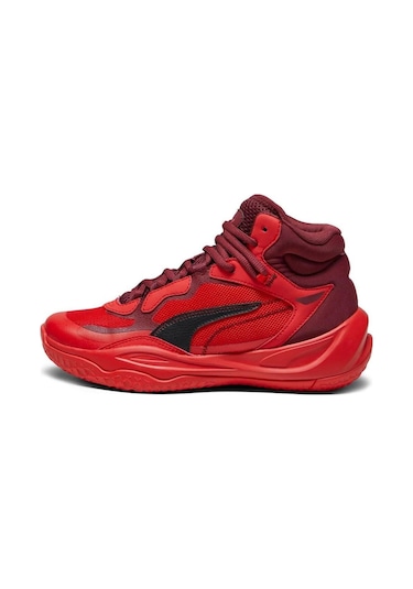 Puma Playmaker Pro Mid Jr Kırmızı Unisex Basketbol Ayakkabısı 37833013 Kırmızı