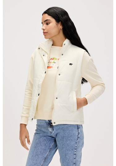 Bianca Beyaz Kadın Yelek-beyaz Beyaz