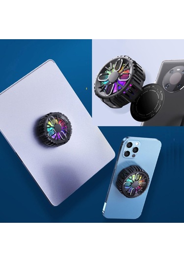 Manyetik Yarıiletken Tablet Soğutucu Soğutma Fanı Radyatörü İphone İpad Oyunları İçin Uygun