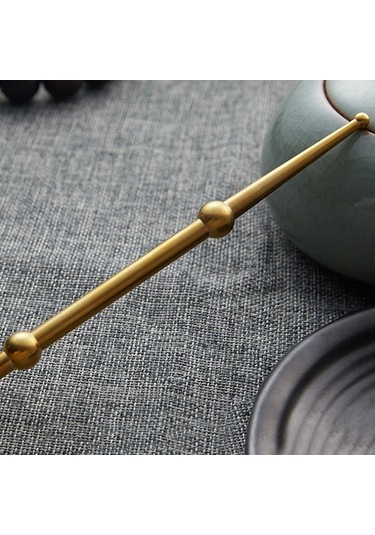 Fortunelane Temiz Bakır Akupresür Kalemi - Akupunktur, Meridian Açma, Vücut Masajı, Kumaş Çanta Hediyeli Çok Renkli Çok Renkli