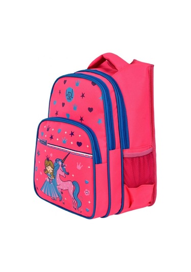 Waddell Kız Çocuk Üç Gözlü Pembe Unicorn İlkokul Sırt Çanta ve