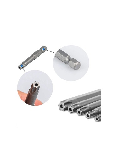 Leasetake 8 Adet 100mm Tornavida Seti S2 Çok Amaçlı Genişletilmiş Tornavida Altıgen Saplı Tornavida