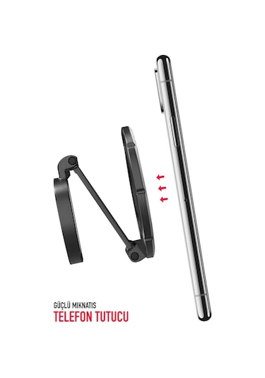 Powerway Tt55 Mıknatıslı Araç İçi Yapışkanlı Magsafe Destekli Telefon Tutucu