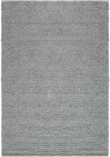 Eko Halı Jade Basketweave Gri Naturel Doğal Yün Kazak Örgü Desenli El Dokuma Örgü Halı Gri
