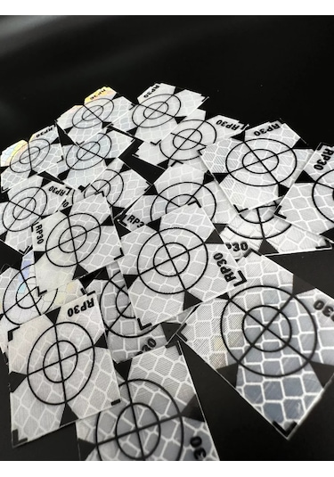 Geoworld Film Yansıtıcı Jeodezik İşaret Op 30x30 30 Adet. 219432148