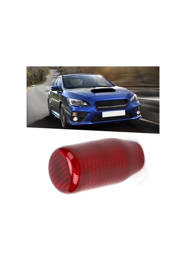 Wezone Kırmızı Universal Manuel Vites Arabalığı, Alüminyum Malzeme, Kolay Kurulum, Dayanıklı Vites Topu Diğer