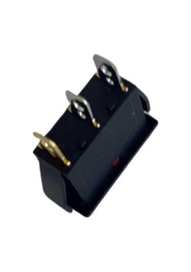 Tekli Dar Işıklı On-off Anahtar 3 Pin Switch 10 Adet