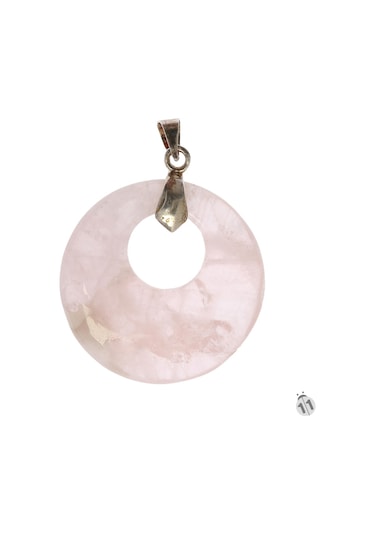 Pembe Kuvars Kolye Ucu (89787459)