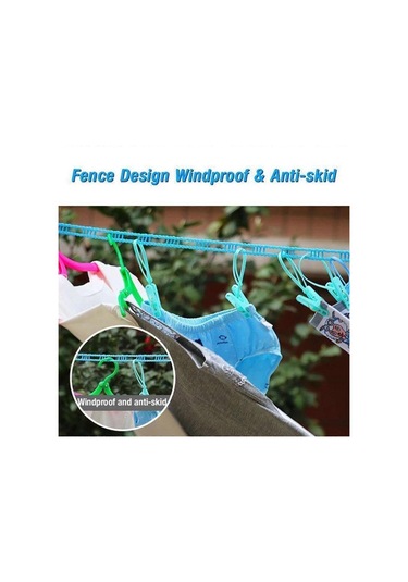 Ganzhoushop Pembe 8m F Kaymaz Ve Rüzgar Geçirmez Çamaşır İpi Çit Çamaşır İpi 5m Kurutma İpi Dış Mekan Çamaşır İpi Çamaşır İpi Homelight Kırmızı Çok Renkli