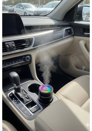 Blackbird Kt-h04 Siyah Oto İçi Ofis Ev Hava Nemlendirici Işıklı Buhar Koku Makinası