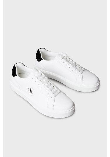 Calvin Klein Erkek Ayakkabı Ym0ym01435 01w Beyaz-siyah Beyaz-siyah