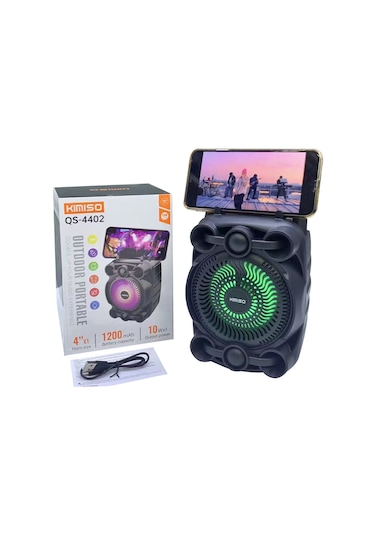 Platoon Pl-4638 Bluetooth Sd Usb Girişli Rgb Işıklı Speaker