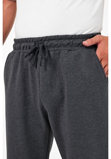 Kalın Siyah-antrasit Erkek Eşofman Altı Jogger Arka Cepli Lastik Paça Regular Fit Şardonsuz 001 Kalın Siyah-antrasit Erkek Eşofman Altı Jogger Arka Cepli Lastik Paça Regular Fit Şardonsuz 001