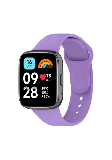 Xiaomi Redmi Watch 3 Active Klasik Kordon - Lila Çok Renkli