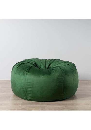 Good Night 12 Renk Gök Kuşağı Puf Armut Koltuk 100x100x50cm Yeşil