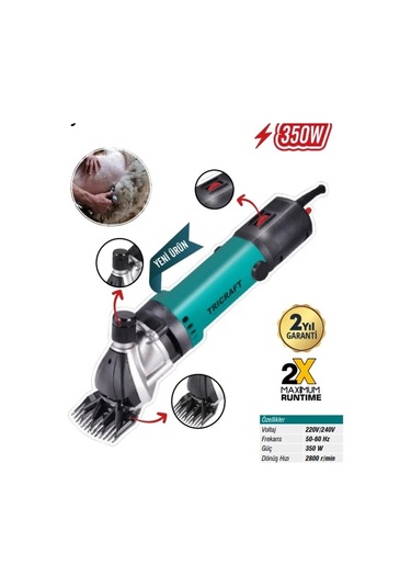 Meşem 220-240w Koyun Kırkma Makinesi 9876