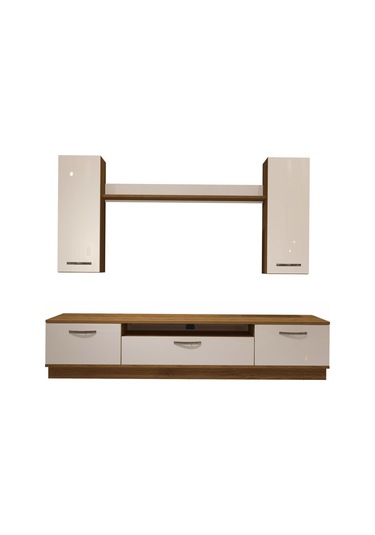 Decoraktiv Trendstyle 5d Mdf Tv Ünitesi Tv Sehpası Pera - Beyaz