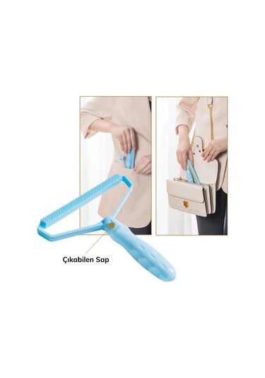 Çift Taraflı Elbise Kazak Plastik Kumaş Tüy Alma Ve Tiftik Temizl Çok Renkli