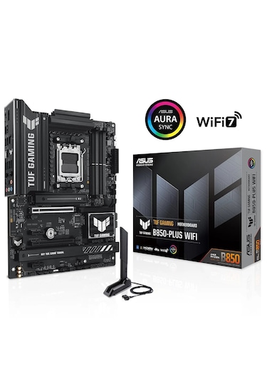 Asus Tuf Gamıng B850-Plus Wifi AMD B850 8000 MHz DDR5 Am5 ATX Anakart