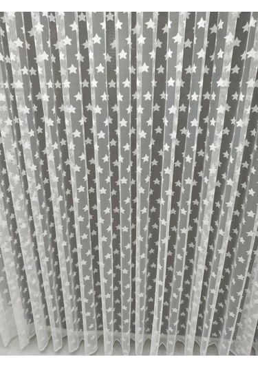 Tül Perde Yıldız Desenli Kaliteli Ve Uygun Fiyatlı (348230951)