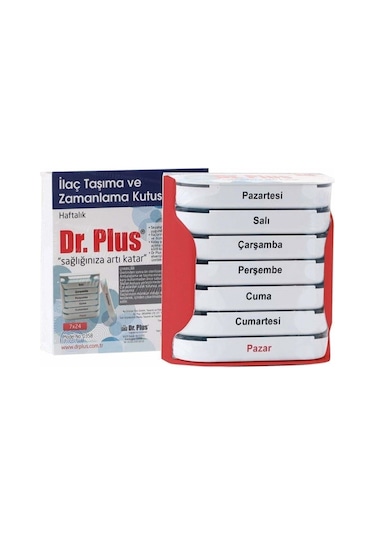 Dr Plus Dr. Plus Ilaç Saklama Kutusu Haftalık - 7X24