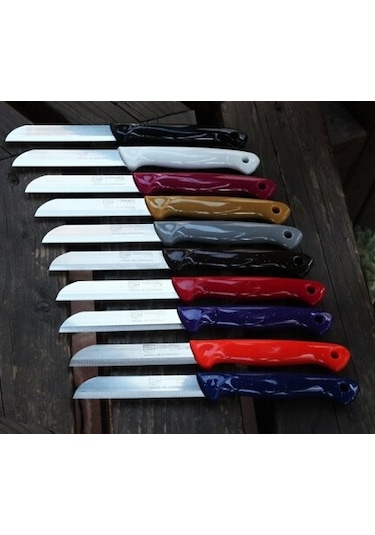 Solingen Meyve Sebze Bıçağı Simli -6 Adet Tırtıklı