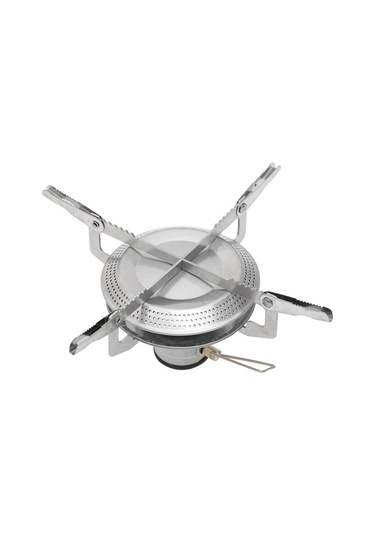 Tenfowee Taşınabilir Çadır Ocağı, 4 Katlanabilir Destek, Eşofman Çantası İle, Hafif Ve Dayanıklı, Çelik/alüminyum, Açık Otopark Aktivitelere Uygun Gümüş