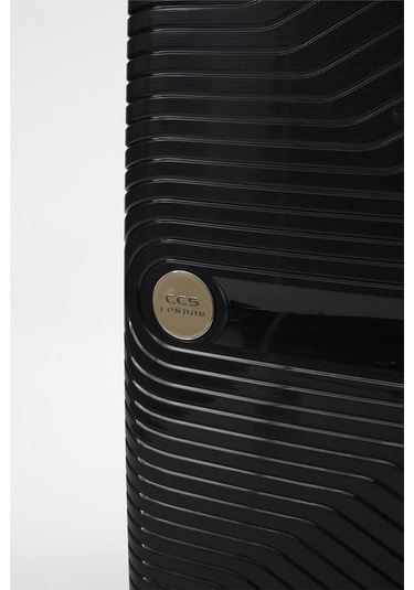 Ççs 5239 Polipropilen Büyük Boy Valiz Siyah-bej