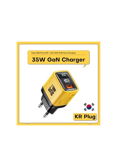 Asometech Gan 35w Hızlı Şarj Cihazı Qc4.0 Pd3.0 Pps İphone Uyumlu 15 Pro Samsung S23 Xiaomi Brdistribütör Garantili