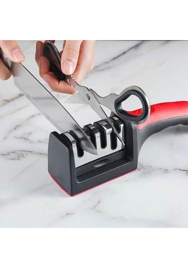 Buffer 4 Aşamaları Kaymaz Taban Hızlı Bıçak Makas Bileme Aracı