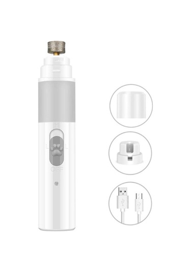 Soulader Elektrikli Evcil Hayvan Tırnak Törpü Makinesi Şarj Edilebilir Köpek Kedi Tırnak Kesme Bakım Aleti