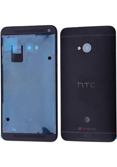 Htc One M7 Full Kasa Kapak Takımı Siyah