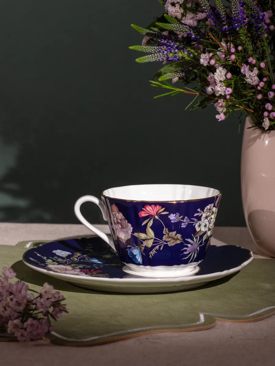 Lefard "belle Kobalt" Porselen 300 Ml Hediye Çay Takımı 349418247 Mavi