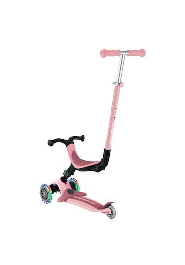 Globber Go-Up Aktive Light Işıklı Scooter - Pastel Pembe