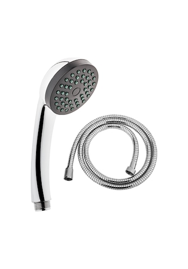 Ahlez Caprice Duş Başlığı Spiral Duş Hortumu Duş Takımı Krom