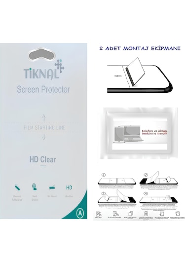 Oppo Realme C25 - Tiknal - Nano Ekran Koruyucu Ultra İnce Esnek Hd Şeffaf